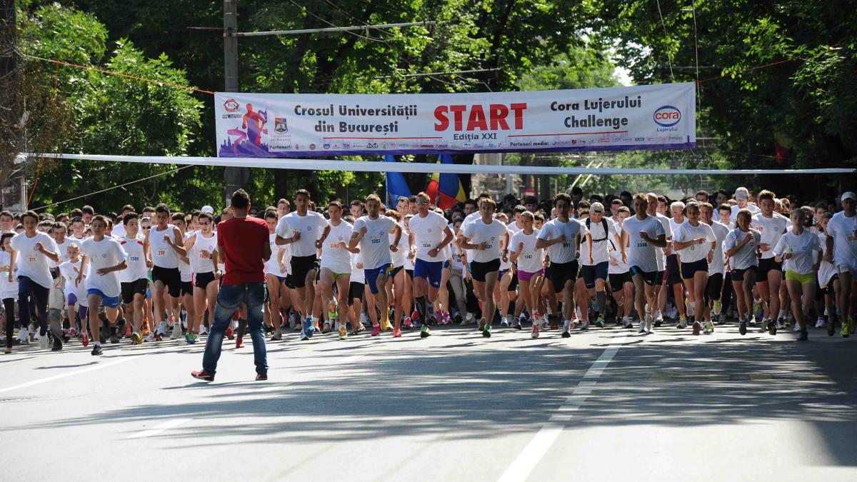 Duminica la facultate! 3000 de participanti – studenti, elevi, copii si adulti – au alergat la  Crosul Universitatii din Bucuresti, Cora Lujerului Challenge Editia a XXI-a 