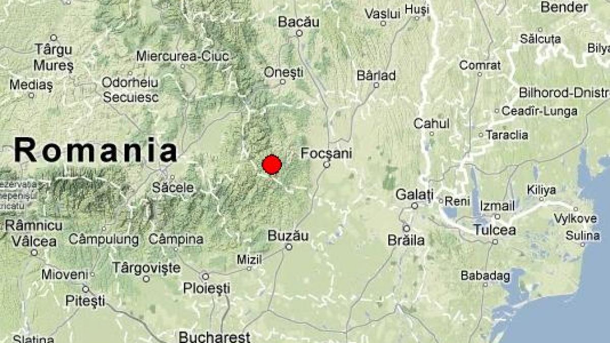 CUTREMUR în Vrancea. Seismul s-a produs la o adâncime de 91 kilometri