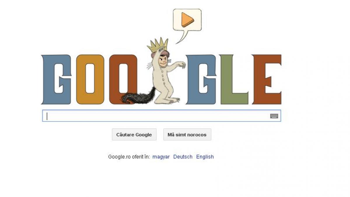 Google aniversează 85 de ani de la naşterea scriitorului Maurice Sendak (VIDEO)