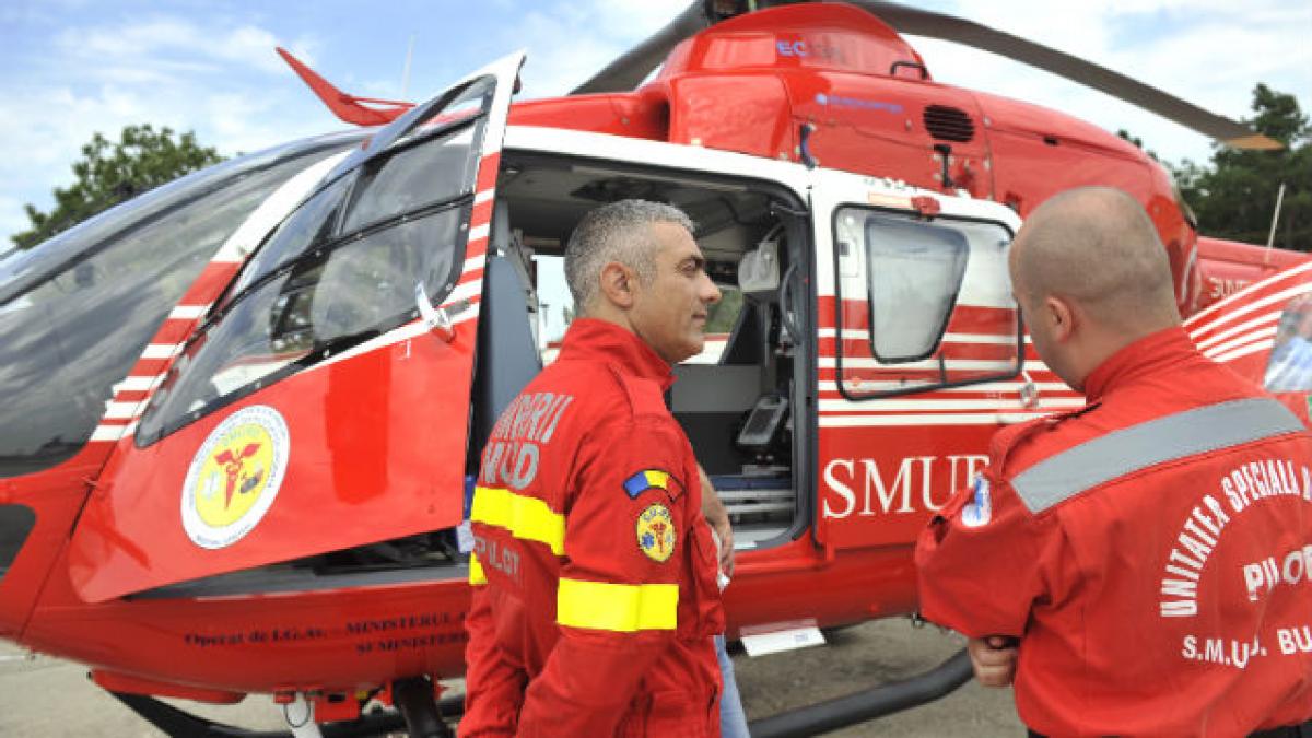 SMURD: 60 de persoane salvate în ultima săptămână cu ajutorul piloţilor MAI