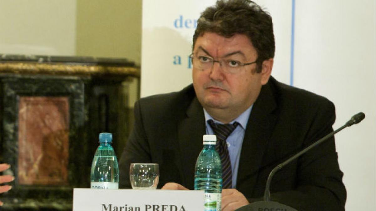 Marian Preda: În maximum 10 zile vom depune documentele pentru înfiinţarea partidului Mişcarea Populară