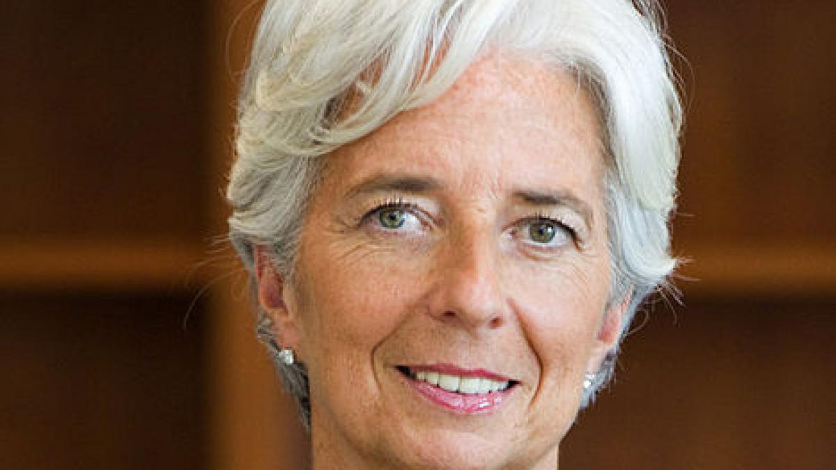 Christine Lagarde, şeful FMI - vizită de două zile în România