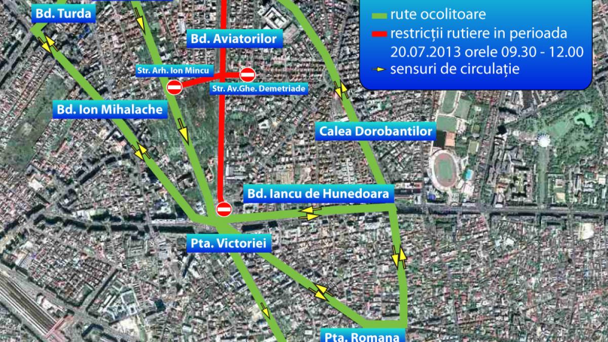 Ziua Aviaţiei RESTRICŢIONEAZĂ, sâmbătă, traficul în Capitală. Vezi ce zone vor fi afectate