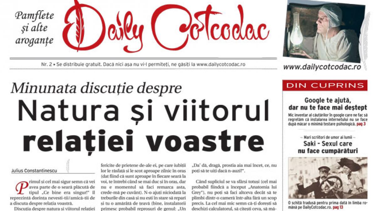 Pentru miliardarii care îşi mai permit printuri, Daily Cotcodac propune “Istoria veselă a şpăgii la români”