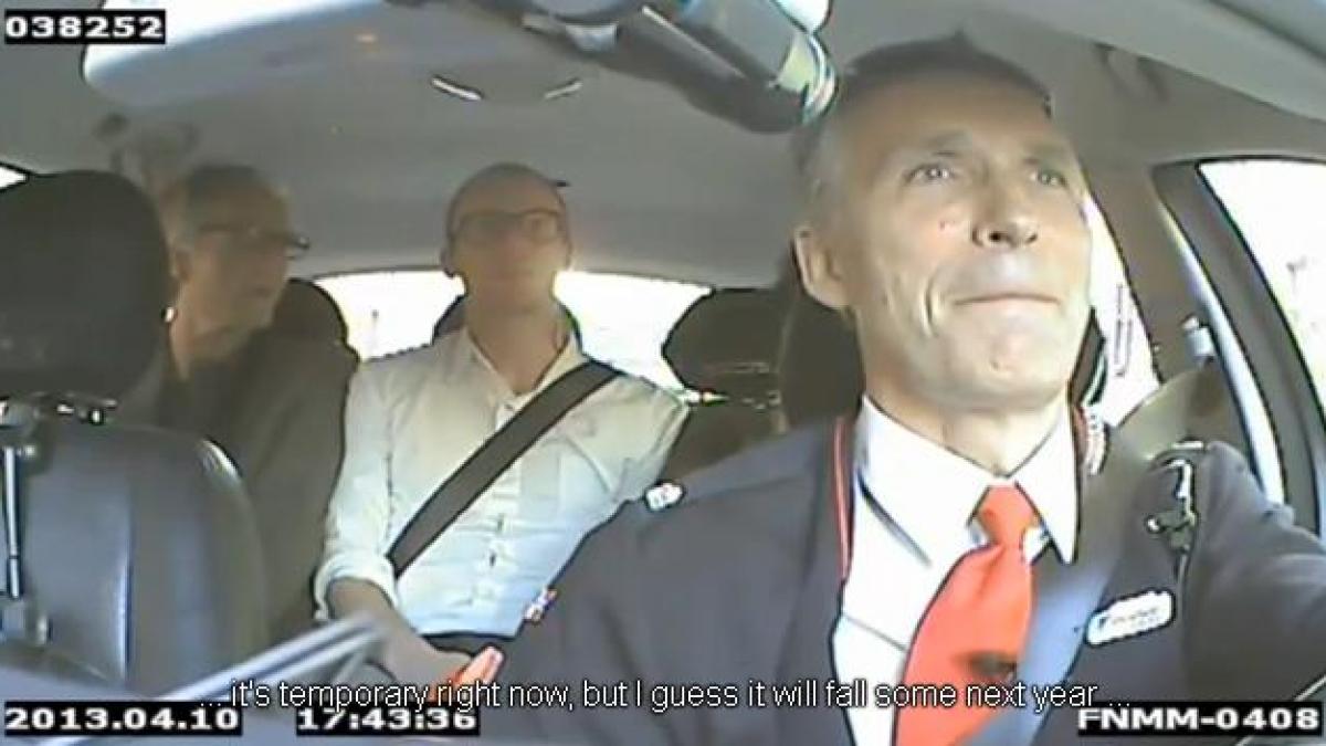 verdens gang pasagerii din videoclipul in care premierul norvegian face pe taximetristul erau platiti