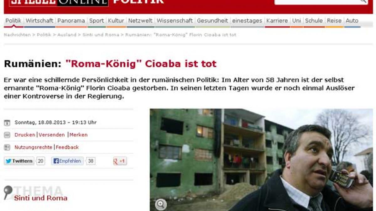 “Gypsy King” din România. Moartea lui Cioabă, văzută de presa străină
