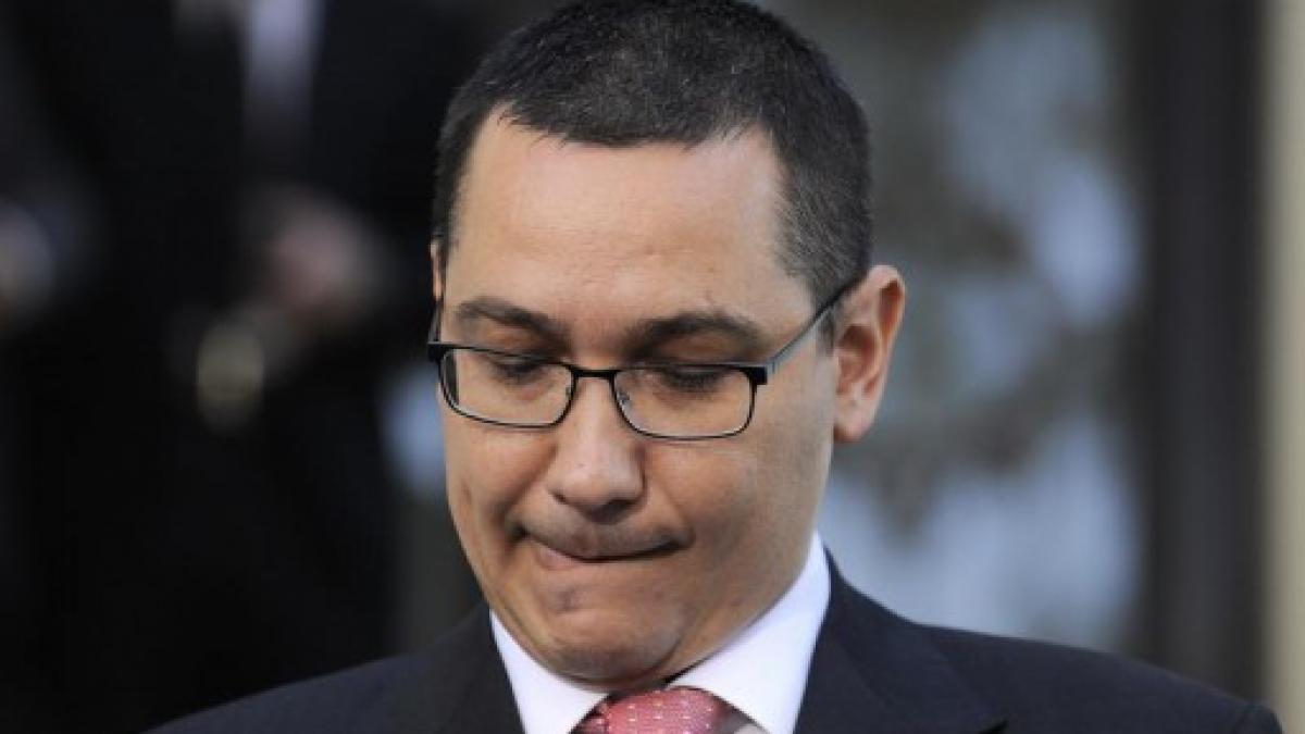 Ponta: s-a revenit la situaţia de anul trecut, Băsescu sabotează iar Guvernul