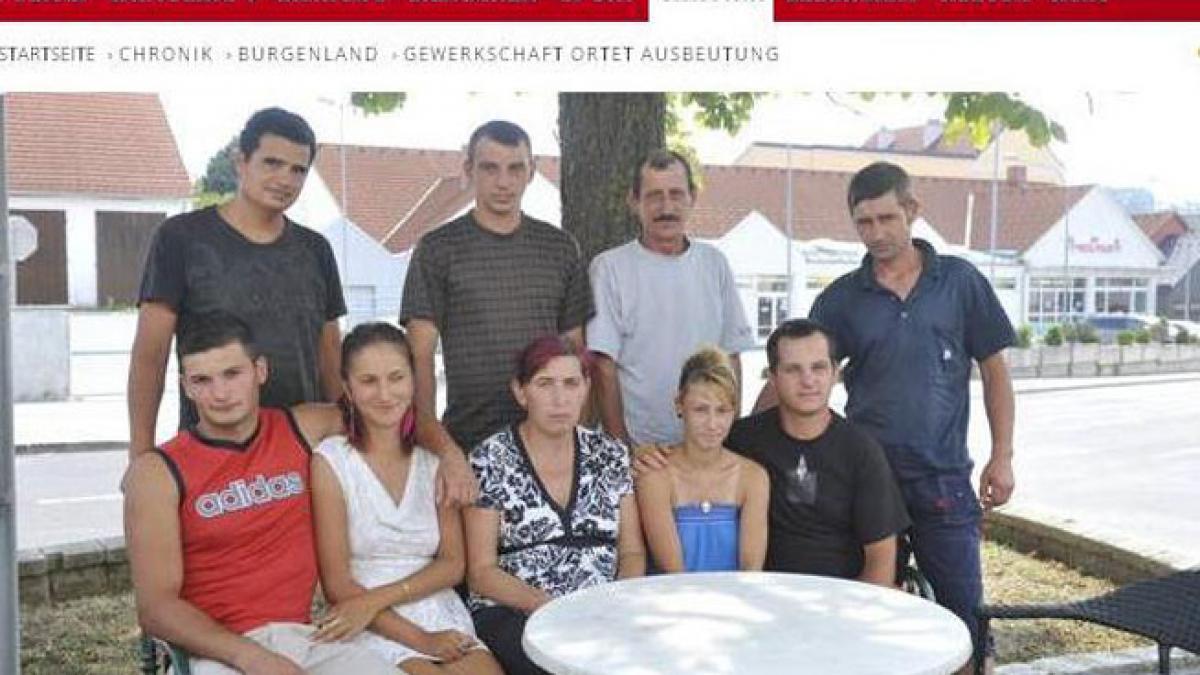 Muncitori români, obligaţi la sclavie în Austria