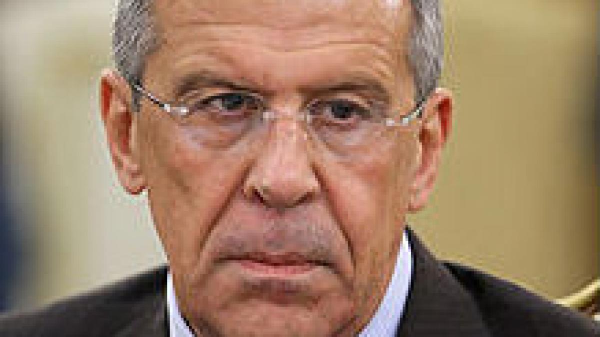 Serghei Lavrov: Rusia consideră inacceptabil proiectul de rezoluţie francez privind Siria
