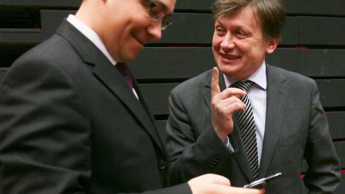 Ponta şi Antonescu, despre prietenie şi trădare