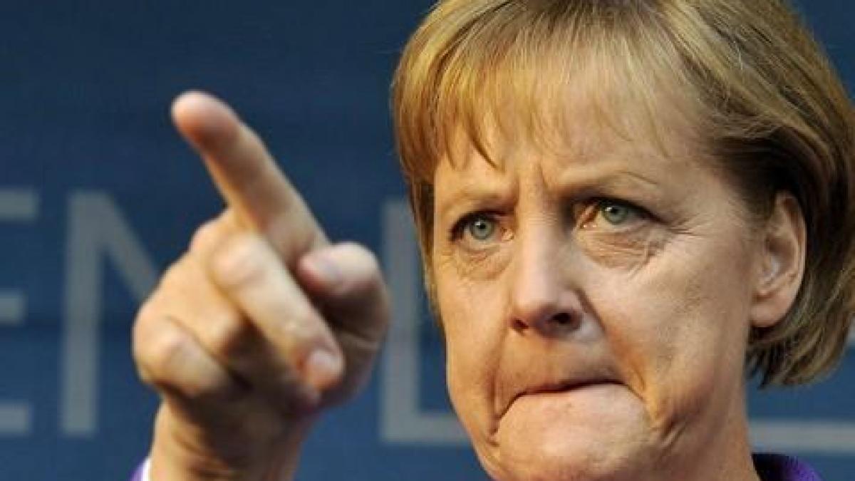 "Angie trebuie să salveze lumea": primire triumfală a cancelarului Merkel de către susţinătorii săi