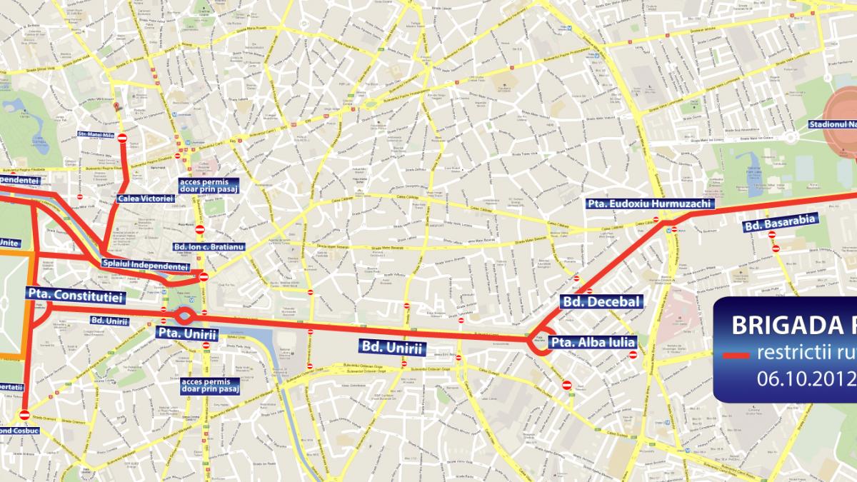 Maratonul Internaţional Bucureşti RESTRICŢIONEAZĂ traficul în Capitală. Ce zone sunt afectate şi rutele ocolitoare