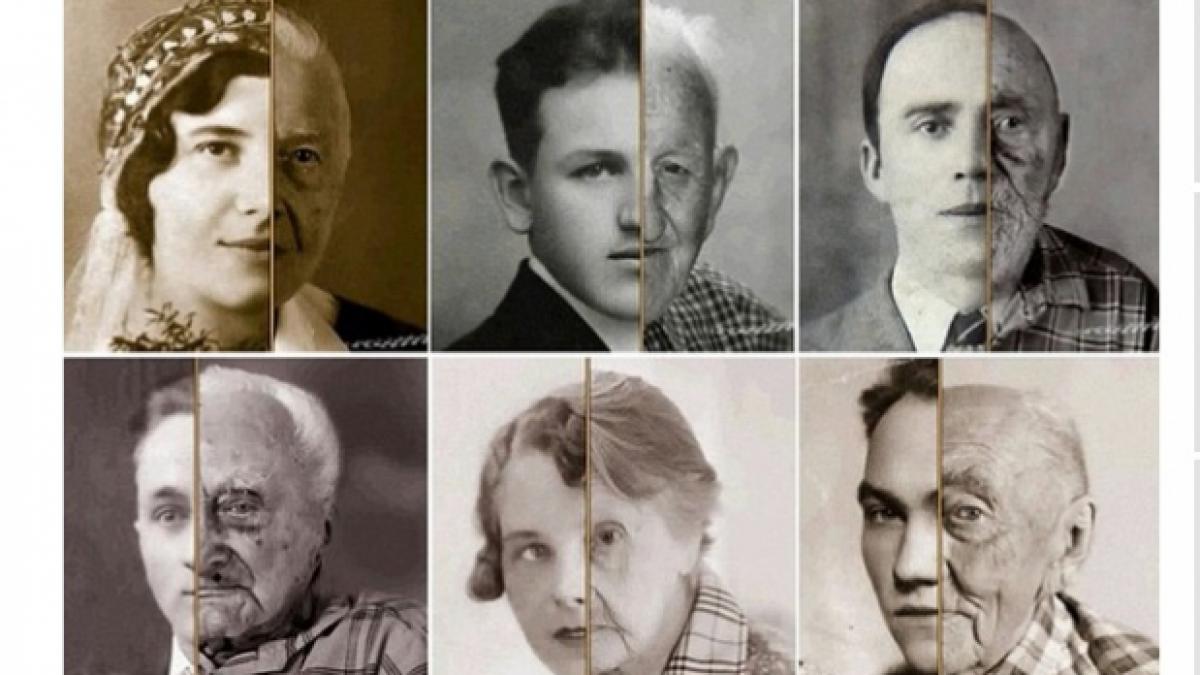 Cum arată trecerea timpului peste chipurile oamenilor FOTO