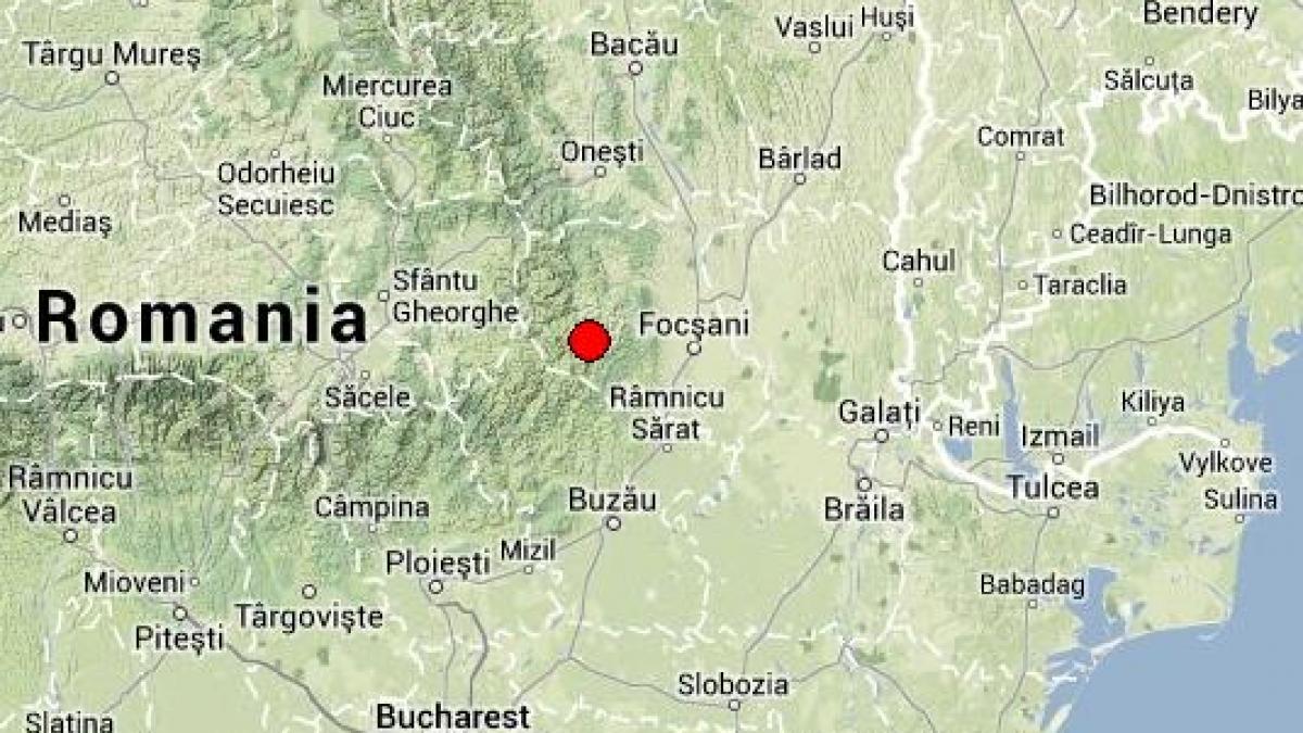 CUTREMUR în Vrancea. Seismul s-a produs la 127 de kilometri adâncime