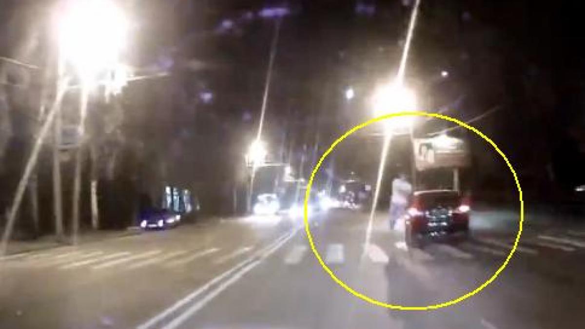 A fentat moartea de două ori, în două secunde (VIDEO)