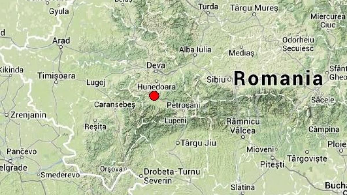 Cutremur în Hunedoara, în această dimineaţă. Seismul s-a produs la o adâncime de 15 kilometri