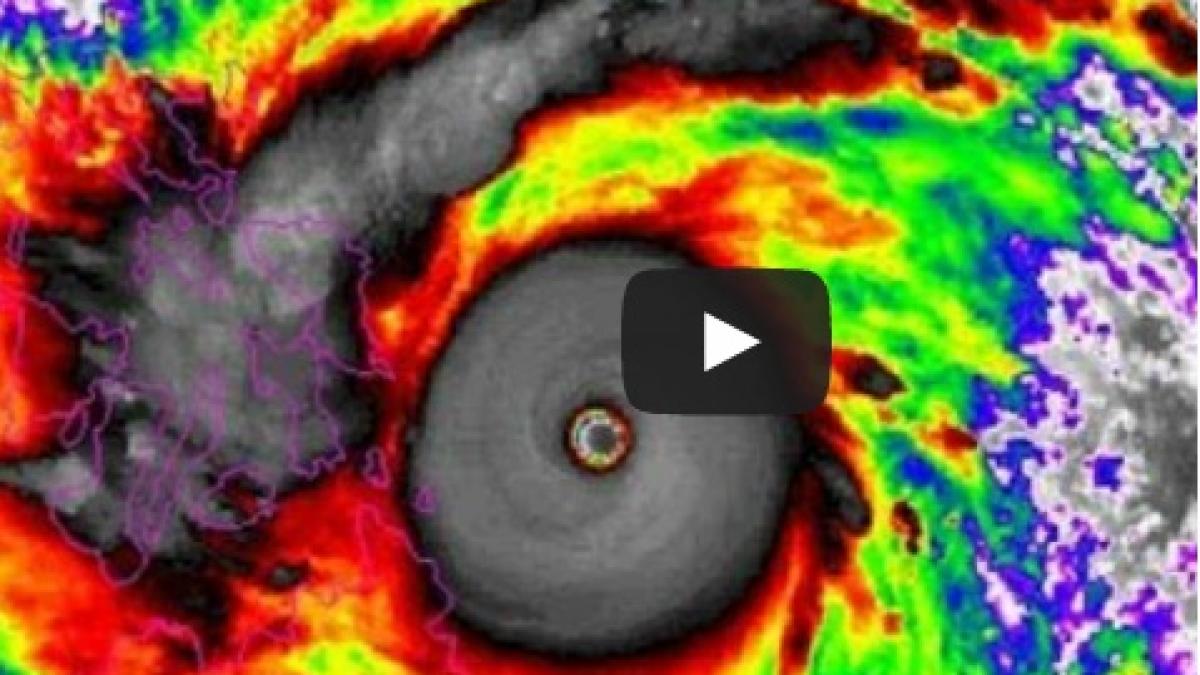 a inceput taifunul hayan love te filipine una dintre cele mai violente furtuni inregistrate vreodata vantul bate cu 380km h