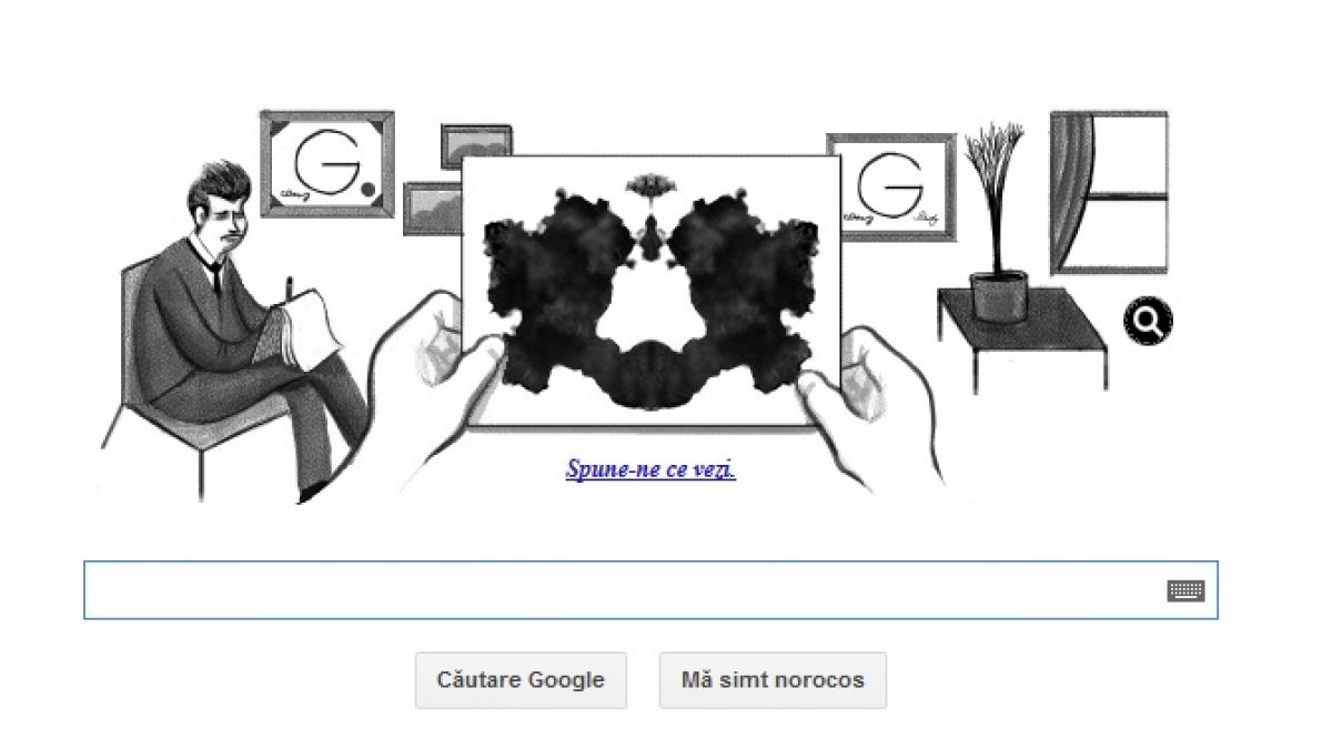 HERMANN RORSCHACH, inventatorul fascinantului test RORSCHACH, omagiat de Google (VIDEO)
