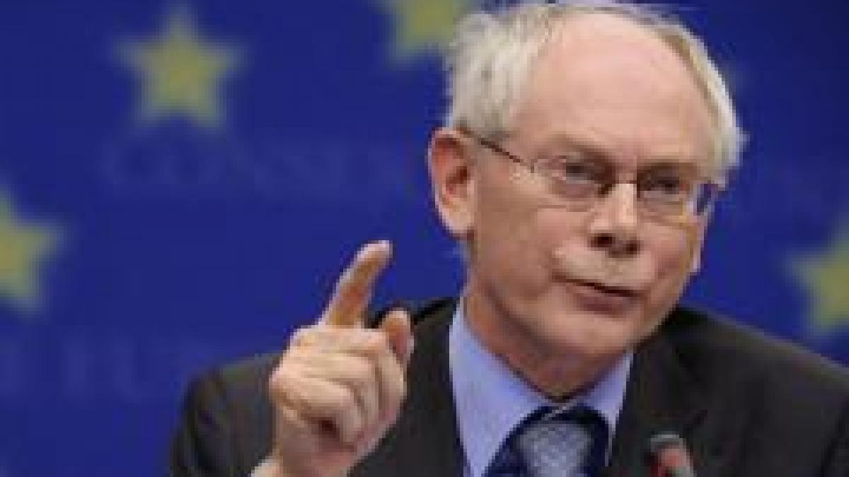 Herman Van Rompuy critică folosirea expresiilor "turism pentru beneficii sociale" şi "dumping social"