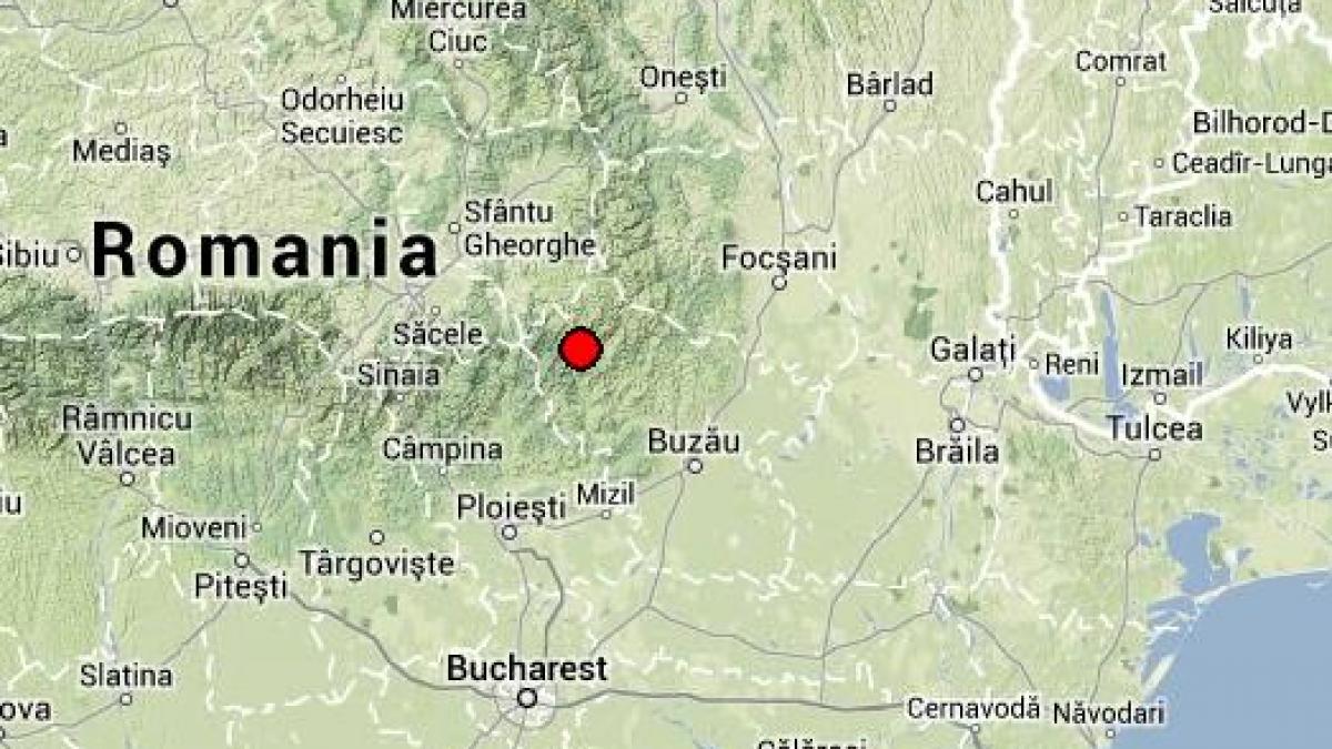 CUTREMUR în Vrancea. Seismul s-a produs la o adâncime de 108 kilometri