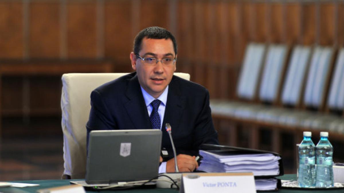 Ponta: Indemnizaţiile în AGA şi CA au fost limitate până în decembrie 2011, acum este din nou plafon