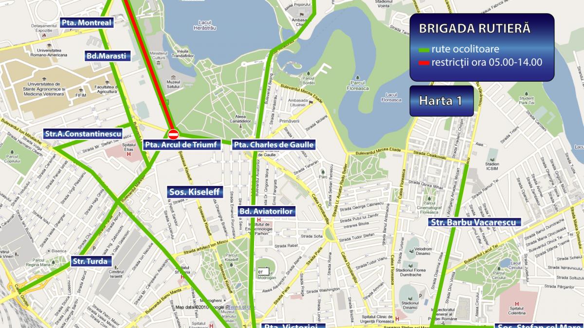 Repetiția generală pentru parada de 1 Decembrie RESTRICȚIONEAZĂ traficul în Capitală. Ce zone sunt afectate 