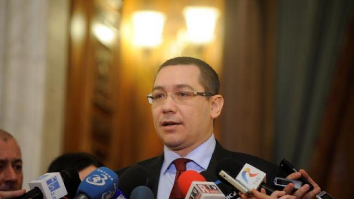 Victor Ponta: Cred că Băsescu a "albit" terenul de la Nana