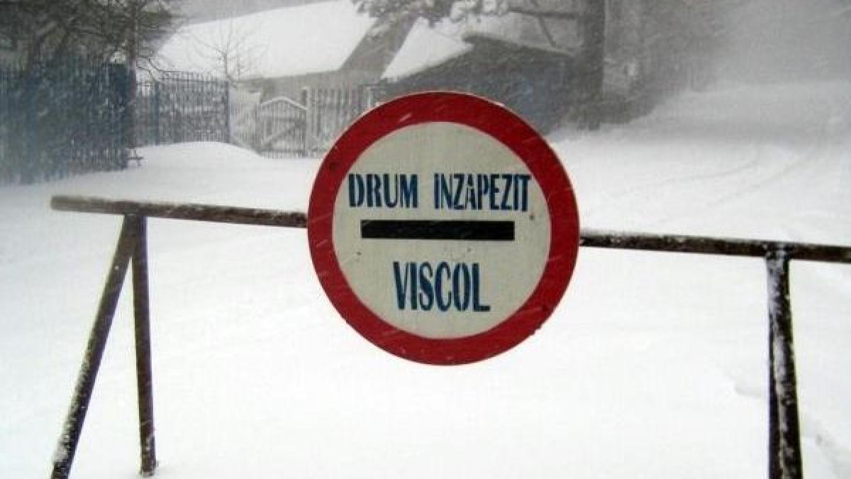 Traficul greu, restricționat pe DN 13A, Miercurea Ciuc - Odorheiu Secuiesc, din cauza ninsorilor abundente 