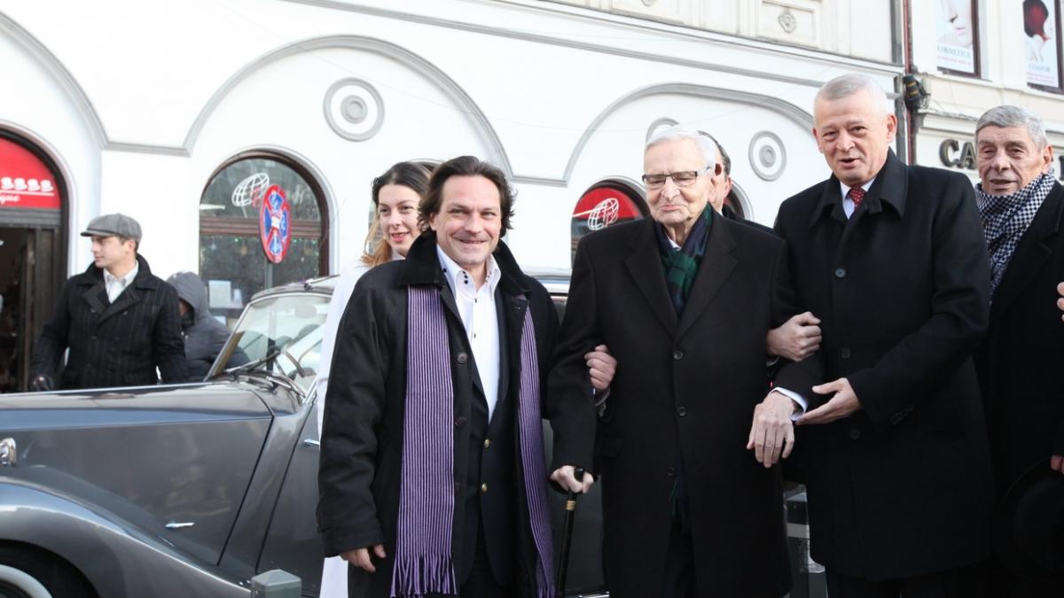 Radu Beligan, sărbătorit pe Aleea Celebrităţilor