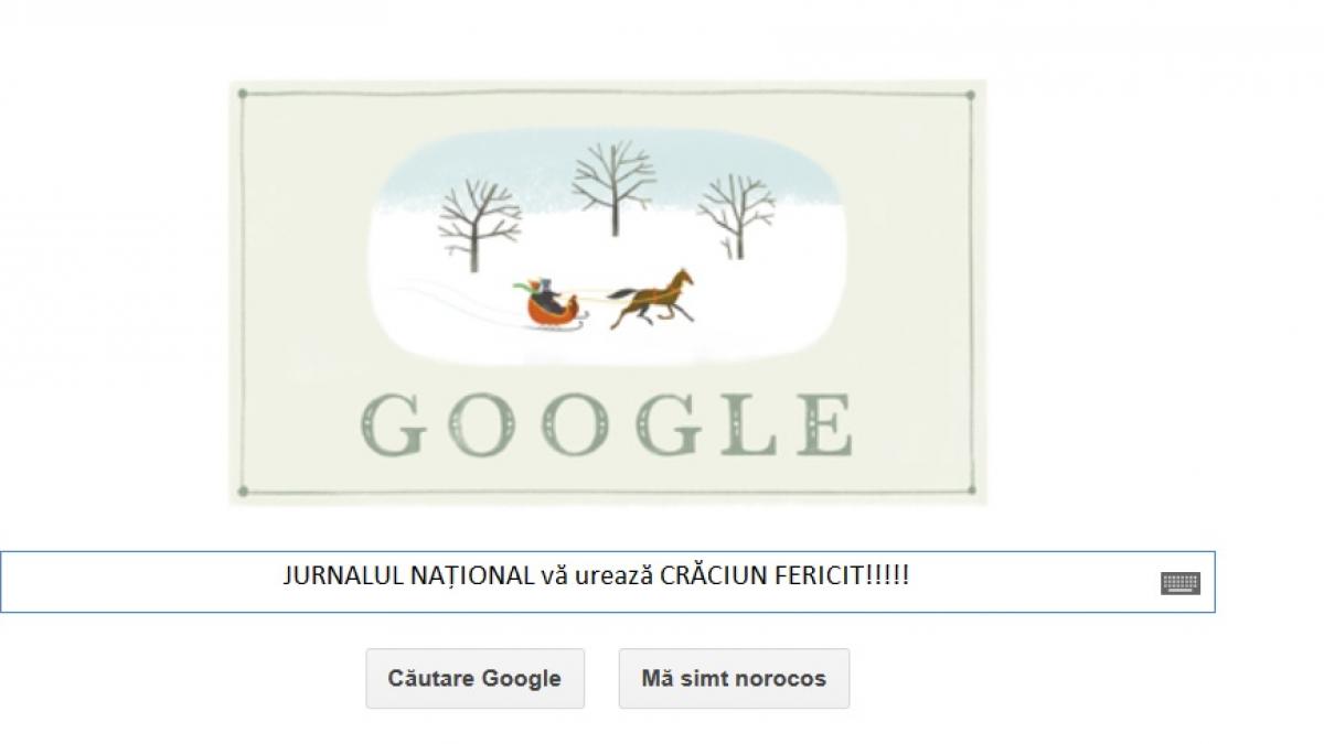 Sărbători fericite de la GOOGLE! TRIMITE ȘI TU MESAJE DE CRĂCIUN celor dragi