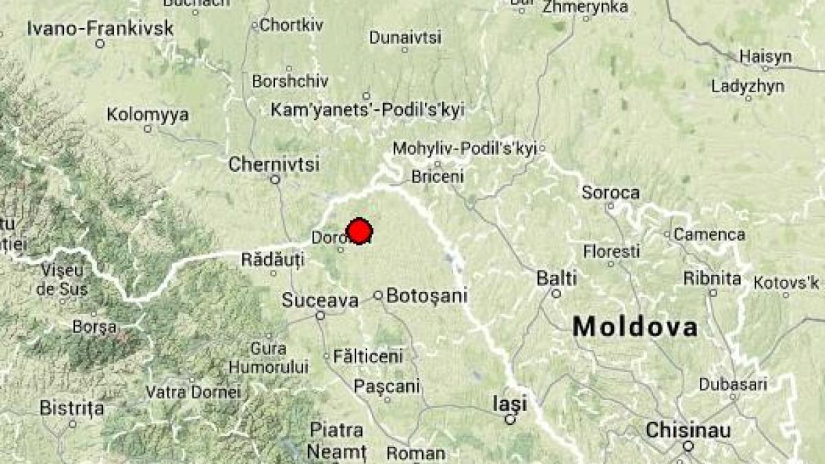 CUTREMUR în Moldova. Este al cincilea seism produs în 2014, în România