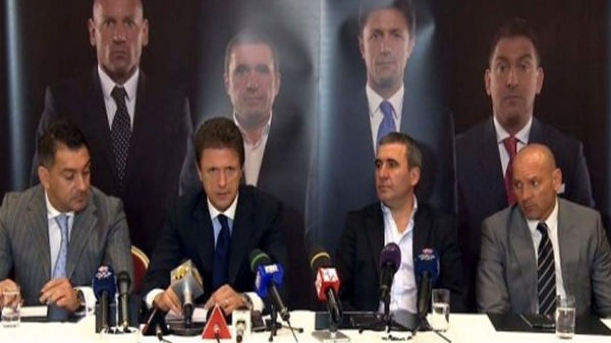 Gică Popescu şi-a prezentat echipa pe care o va avea dacă va câştiga şefia FRF
