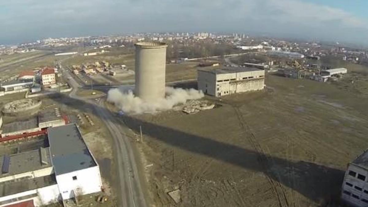 detonare targu jiu termocentrala implozie