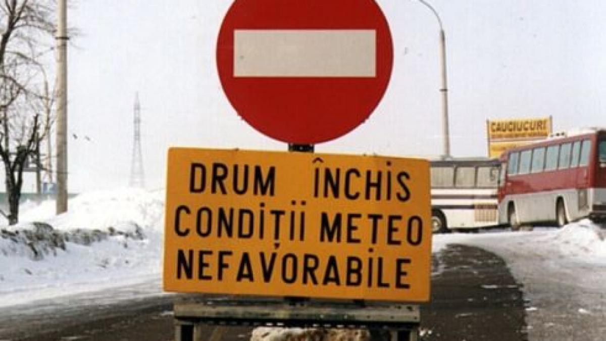 Dacă vine viscolul, CNADNR ia în calcul închiderea sau restricționarea circulației pe anumite sectoare de autostrăzi și drumuri naționale