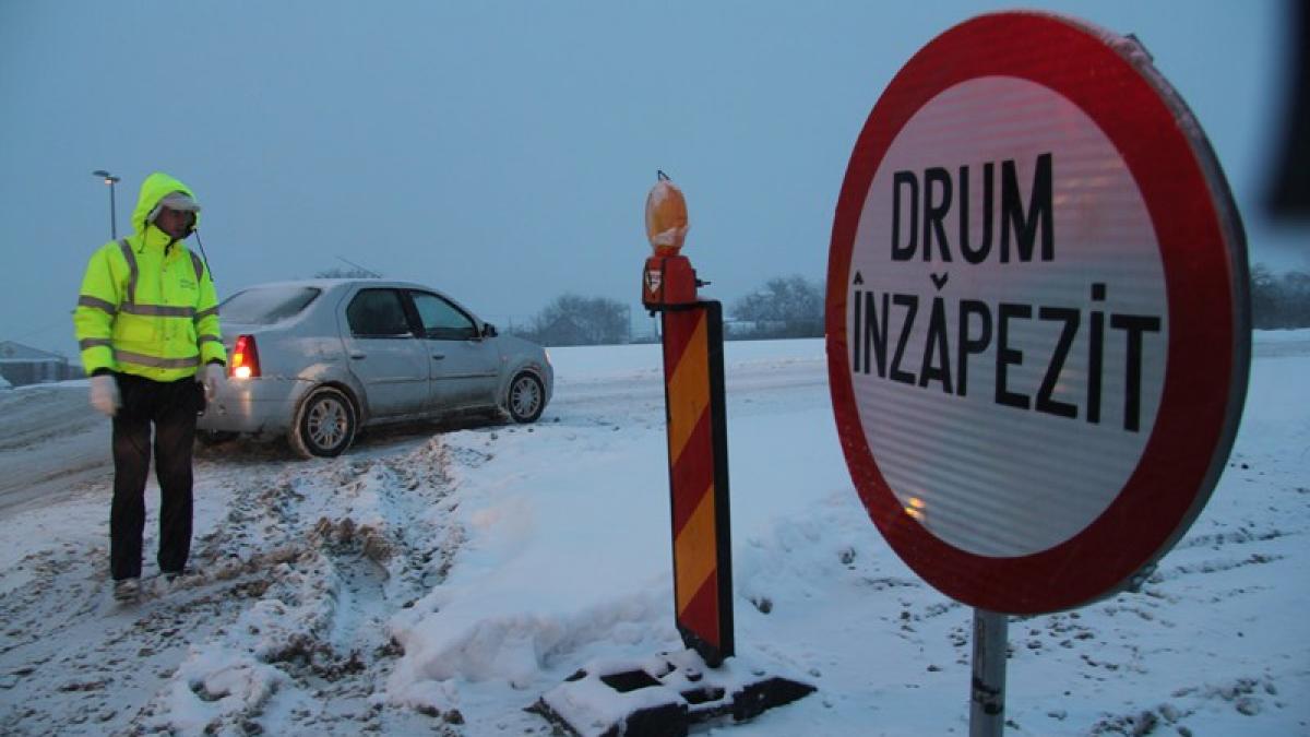 Ninsorile și viscolul au PARALIZAT din nou traficul. A1, A2, A3 și zeci de drumuri naționale, ÎNCHISE. Situația actualizată
