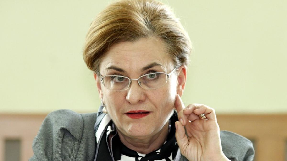 Maria Grapini renunță la funcția de ministru delegat pentru IMM şi Turism pentru a candida la europarlamentare