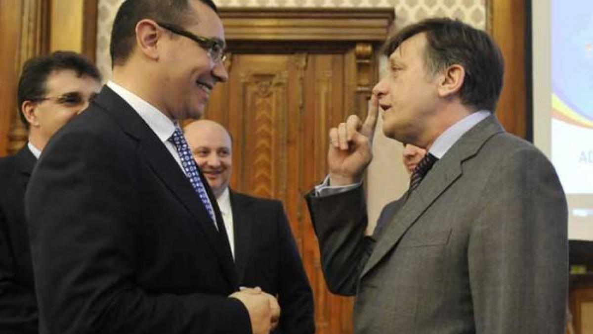 Ponta a propus în USL o formulă cu patru vicepremieri de la PNL, PSD, UNPR şi PC