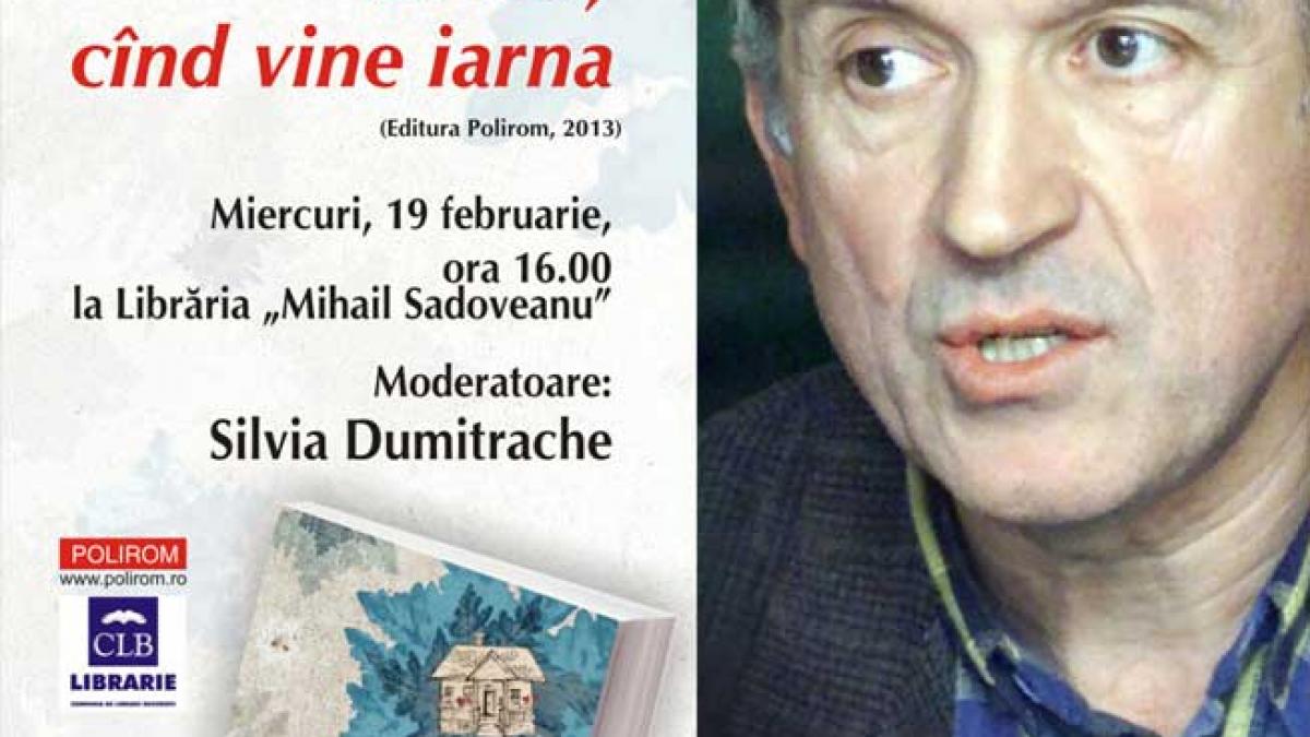 Mircea Diaconu - lectură publică la Librăria Sadoveanu