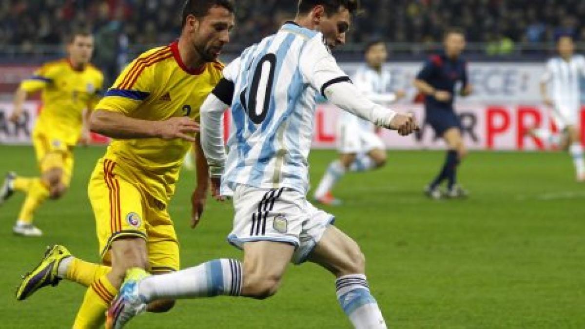 România - Argentina 0-0, în meci amical