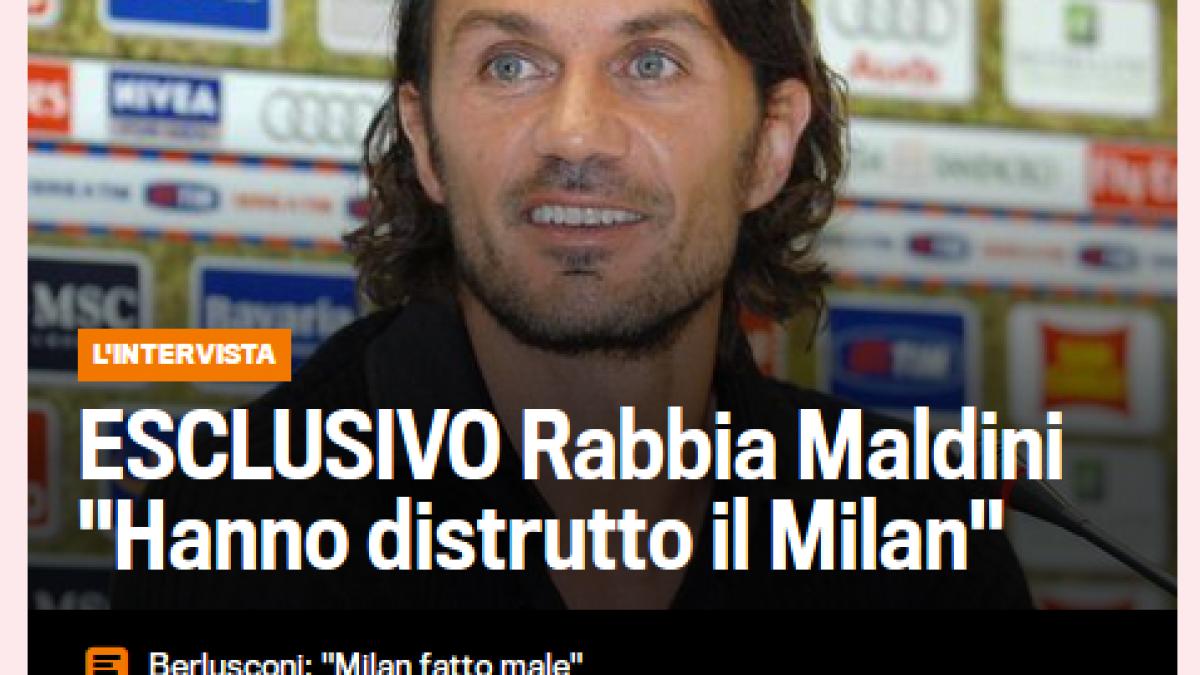Legendarul Paolo Maldini deplânge situaţia în care a ajuns AC Milan