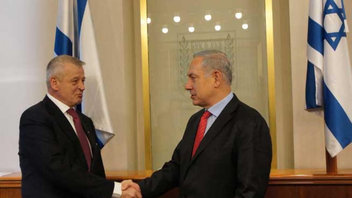 Punţi către Israel. Sorin Oprescu, primit de Shimon Peres
