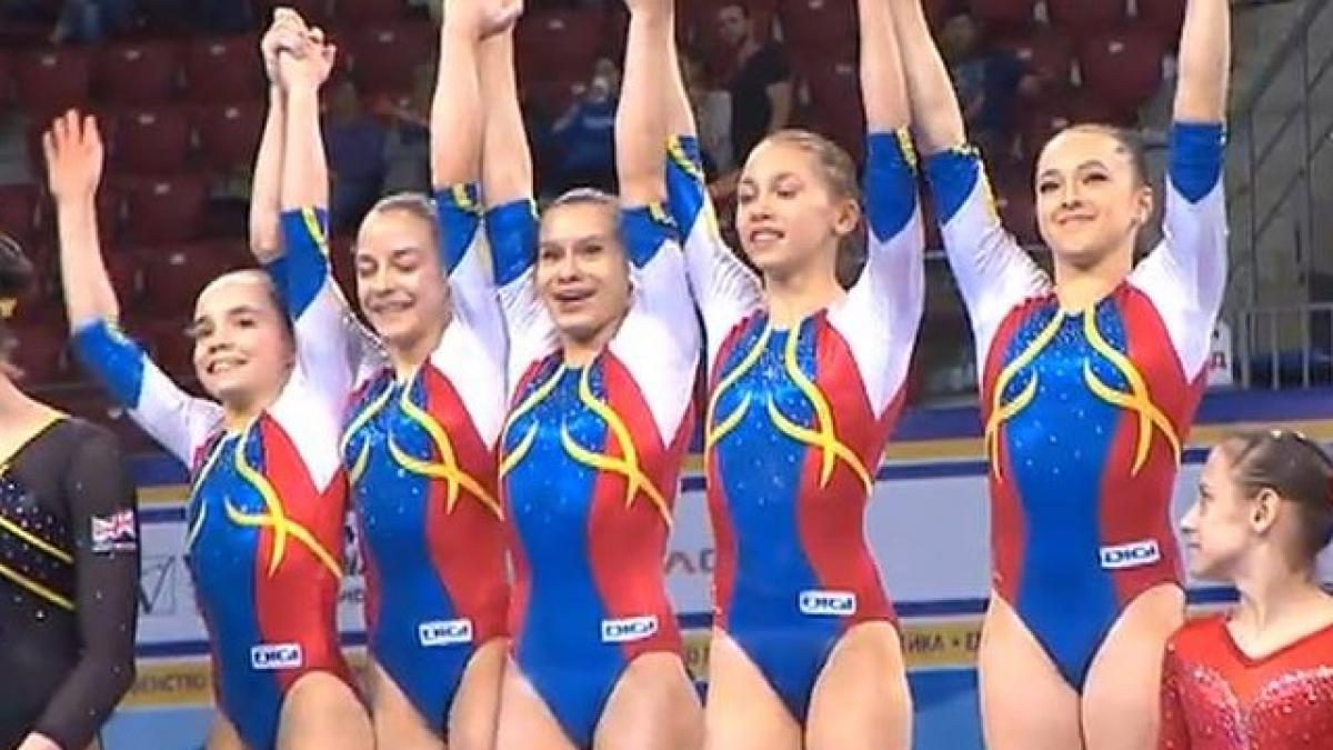 ROMÂNIA, campioana EUROPEI! Echipa feminină de gimnastică artistică a luat AURUL!