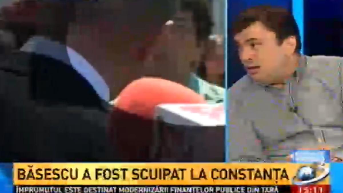  VIDEO. Băsescu, SCUIPAT la Constanţa