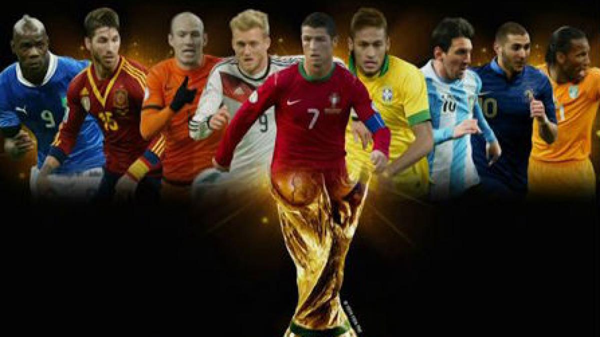 Două zile până la startul Mondialului brazilian de fotbal. CALENDAR, MECIURI, ORE DE DIFUZARE