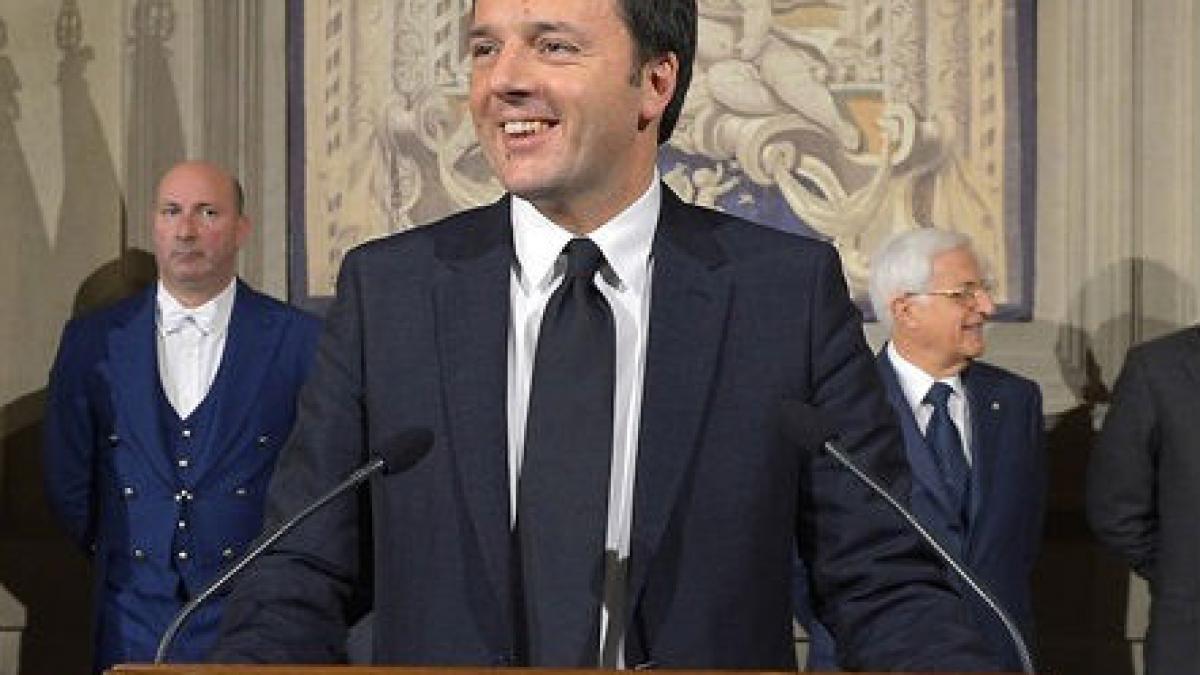 Matteo Renzi: Europa nu aparţine bancherilor, ci cetăţenilor ei, care trebuie să-şi recapete "speranţa şi pasiunea"