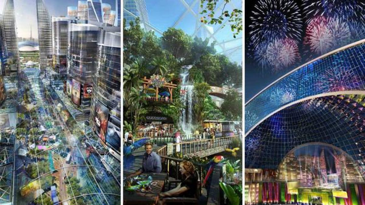Proiect pentru construcţia celui mai mare mall din lume în Dubai