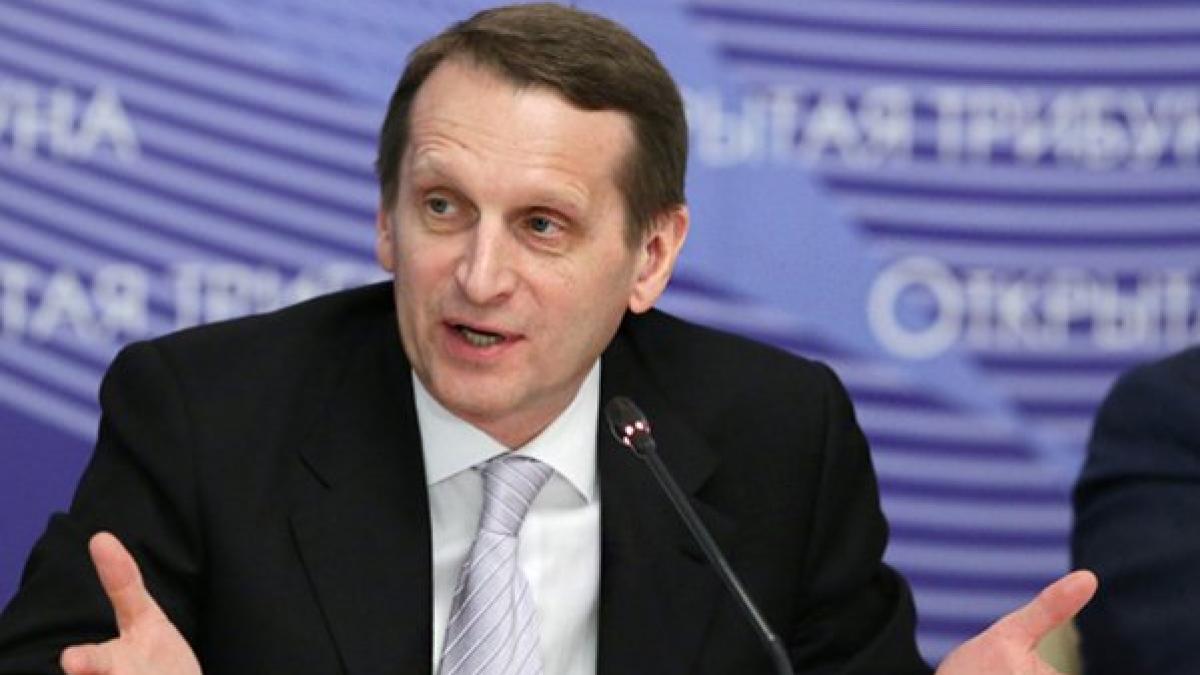 Integrarea europeană a devenit un mijloc pentru destrămarea statelor, susţine preşedintele Parlamentului rus