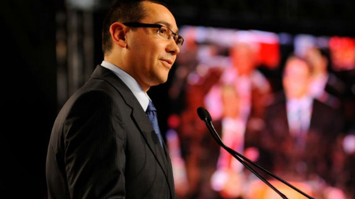 Ponta: Consiliul Naţional al PSD în care se va anunţa candidatul la prezidenţiale va fi la Craiova