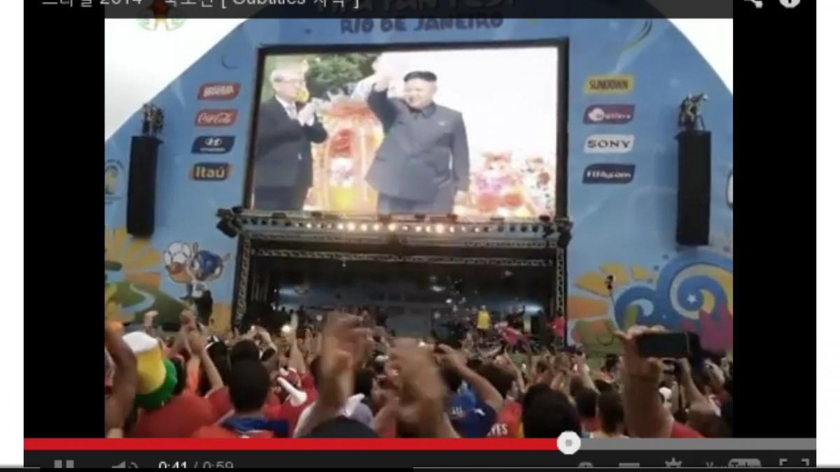 finala camionat mondial fotbal brazilia propaganda coreea de nord