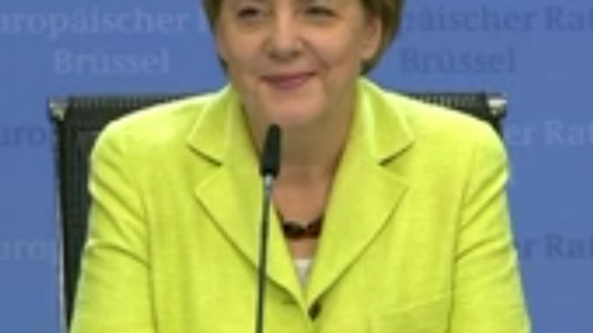 (VIDEO) Angela Merkel, amuzată. Surpriza pregătită de un reporter pentru cancelarul german